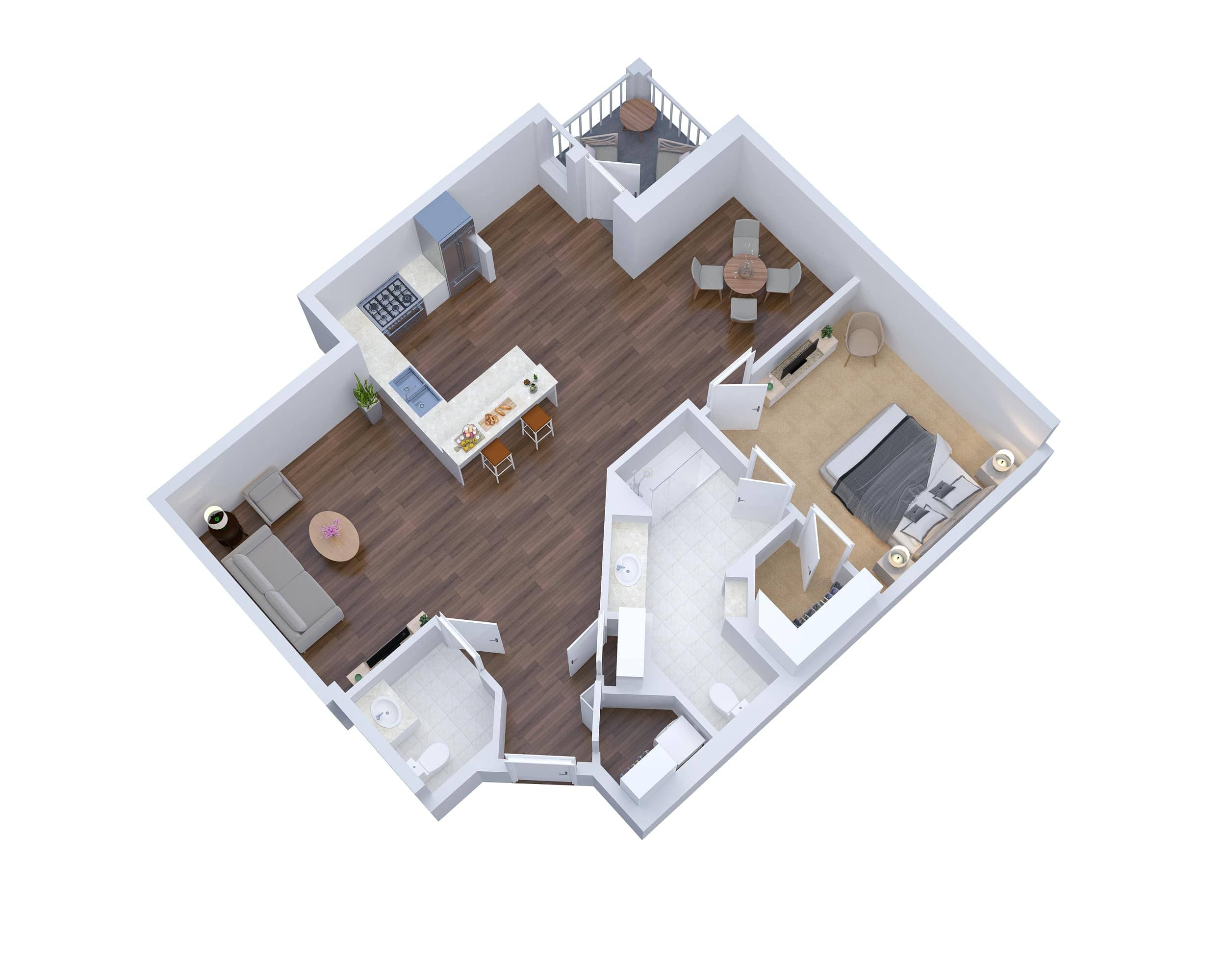 The Redona floor plan